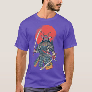 Japanska Samurai Warrior Japanska Sol T Shirt