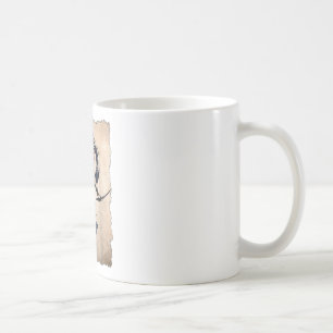 Japanska Samurai Warrior Retro Vintage Kaffemugg