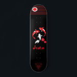 Japanska samuraiskateboard med namn mini skateboard bräda 18,5 cm<br><div class="desc">Japanska samuraiskateboard med namn</div>