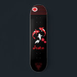 Japanska samuraiskateboard med namn mini skateboard bräda 18,5 cm<br><div class="desc">Japanska samuraiskateboard med namn</div>