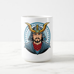 Japanska samurajer kaffemugg