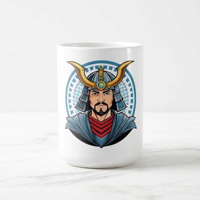 Japanska samurajer kaffemugg (Center)