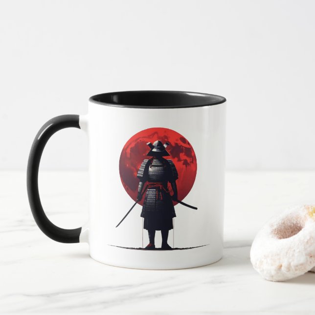 Japanska Samurajer Mugg (Med munk)