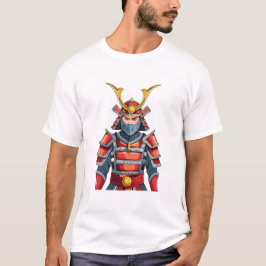 Japanska samurajer t shirt
