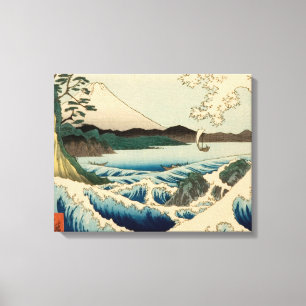 Japanska Satta Hiroshige Art Canvastryck