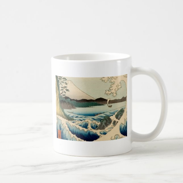 Japanska Satta Hiroshige Art Kaffemugg (Höger)
