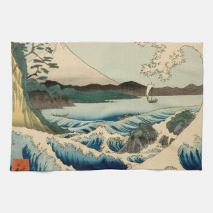 Japanska Satta Hiroshige Art Kökshandduk