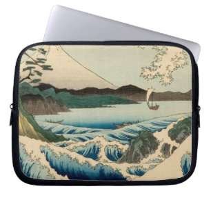 Japanska Satta Hiroshige Art Laptop Fodral