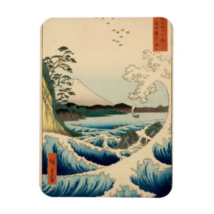 Japanska Satta Hiroshige Art Magnet