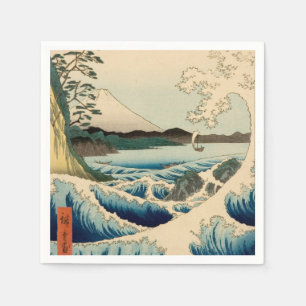 Japanska Satta Hiroshige Art Pappersservett