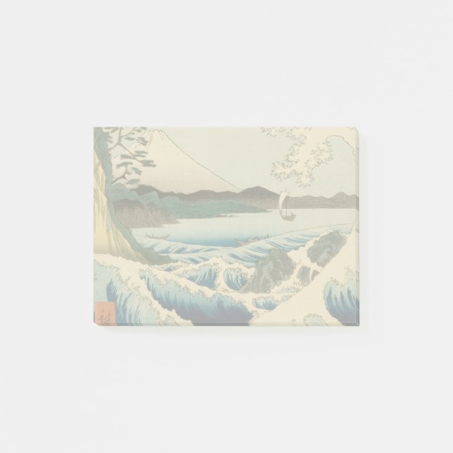 Japanska Satta Hiroshige Art Post-it Block (Framsida)