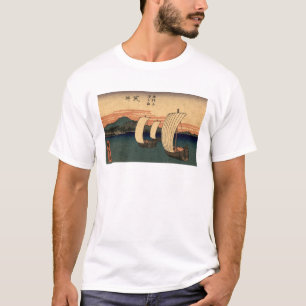 Japanska seglingfrakter t shirt