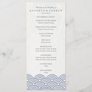 Japanska Seigaiha Vågar-program/serviceorder Program