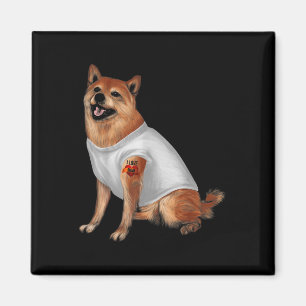 Japanska Shiba Inu Tattoo Hund älskare Pet Owners  Magnet