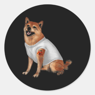 Japanska Shiba Inu Tattoo Hund älskare Pet Owners Runt Klistermärke