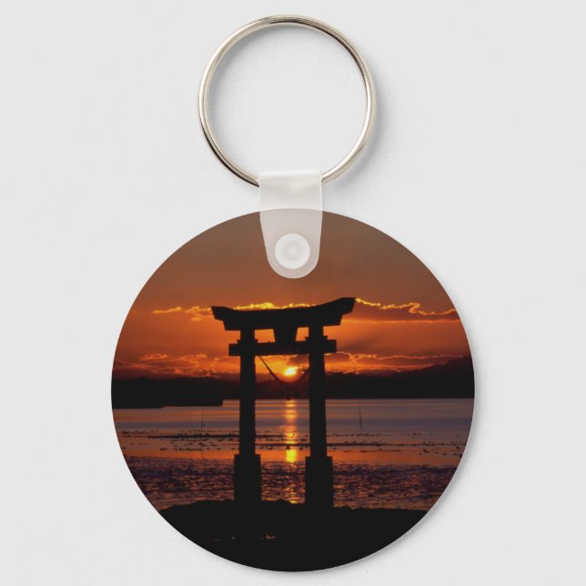 Japanska Shrine Nagao Nyckelring (Framsida)