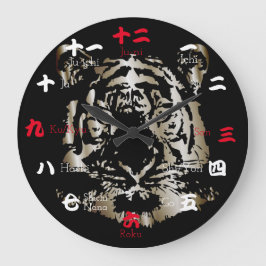 Japanska siffror stor klocka