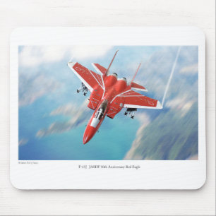 Japanska självförsvarsstyrkan Luft F-15 Red Eagle Musmatta