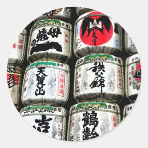 Japanska sjömän runt klistermärke