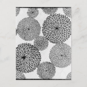 Japanska skolans Chrysanthemums Vykort