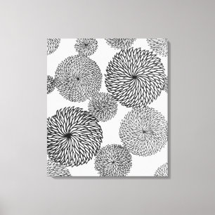 Japanska skolas Chrysanthemums Canvastryck