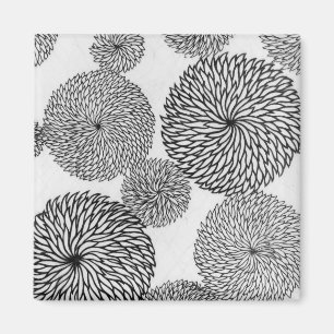 Japanska skolas Chrysanthemums Magnet