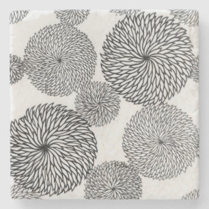 Japanska skolas Chrysanthemums Stenunderlägg