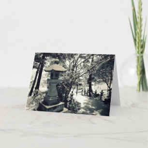 Japanska stenmönster kort