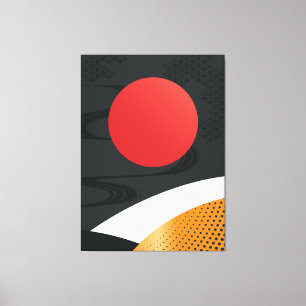 Japanska Stil Art Kanvastryck