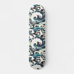 Japanska stil asiatiska våg mini skateboard bräda 18,5 cm