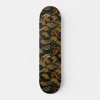 Japanska stil Dragons Mini Skateboard Bräda 18,5 Cm