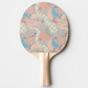 Japanska stil mönster. Illustration. Pingisracket