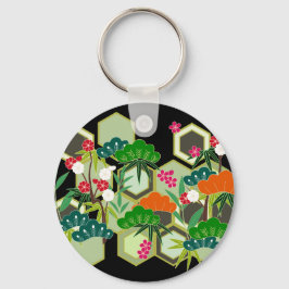 Japanska Stil, nyårsdagen Nyckelring