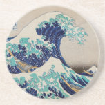 Japanska Stil, Wave Two-Tone Coffee Mugg Papprare  Underlägg<br><div class="desc">Japansk Stil,  Big Wave,  Art,  Illustration,  Old japanese,  nature</div>