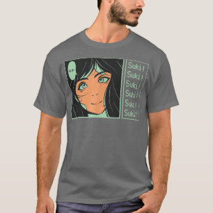 Japanska Suki Girl Character Japan Aesthetic T Shirt