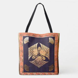 Japanska Svan Traditional Motif Tygkasse