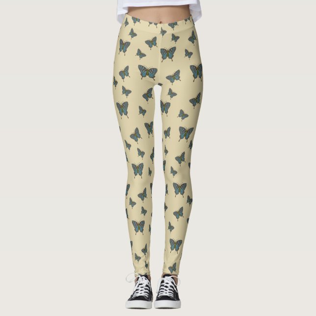 Japanska svansvallar leggings (Framsida)