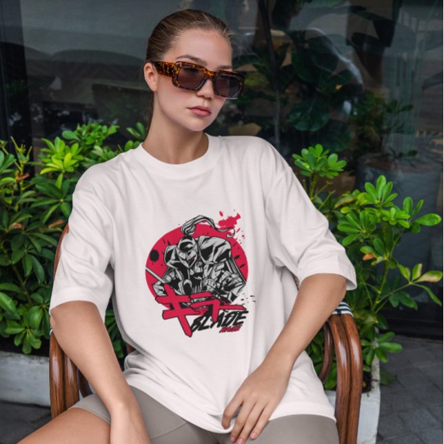 Japanska Swordman Warrior T Shirt (Skapare uppladdad)