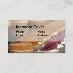 Japanska tårtor och läckerhetar visitkort