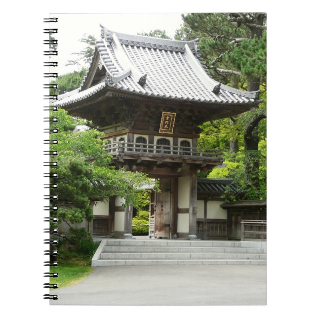 Japanska te-trädgården i San Francisco Anteckningsbok (Framsidan)