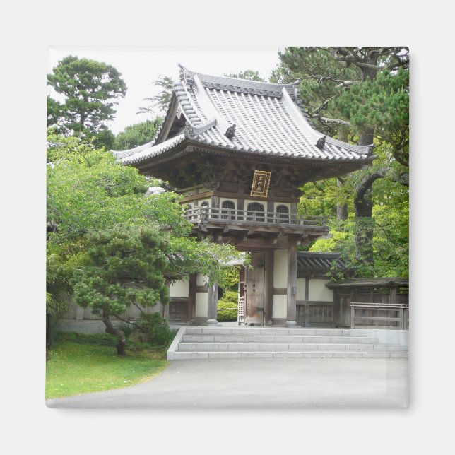 Japanska te-trädgården i San Francisco Magnet (Framsidan)