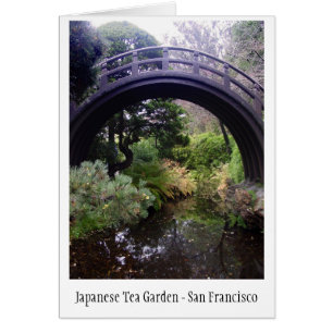 Japanska Tea Garden Card Hälsningskort