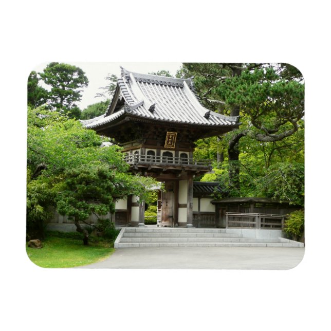 Japanska Tea Garden i San Francisco Magnet (Horisontell)