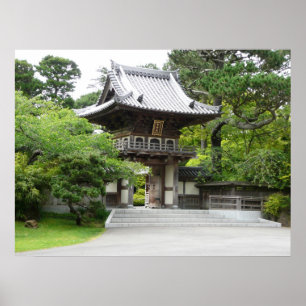 Japanska Tea Garden i San Francisco Poster
