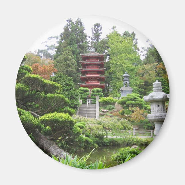 Japanska Tea Garden Magnet (Framsidan)