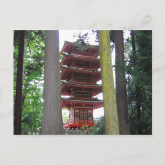 Japanska Tea Garden Vykort