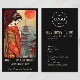 Japanska teceremonier sushi-Affärskort Visitkort