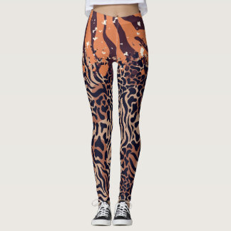 Japanska Tiger mönster-baljväxter Leggings