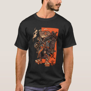 Japanska Toad Ninja Samurai Katana Sword T Shirt