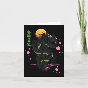 Japanska Tokyo Dragon Asian Kanji Sakura Tattoo Ae Kort